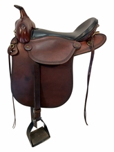 16 Inch Used Eli Miller Trail Saddle Wide Tree