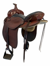 16 Inch Used Eli Miller Trail Saddle Wide Tree