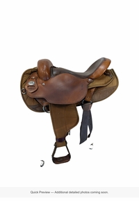 16 Inch Used Fabtron Cordura Endurance Saddle Wide Tree 7320