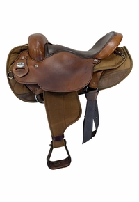 16 Inch Used Fabtron Cordura Endurance Saddle Wide Tree 7320