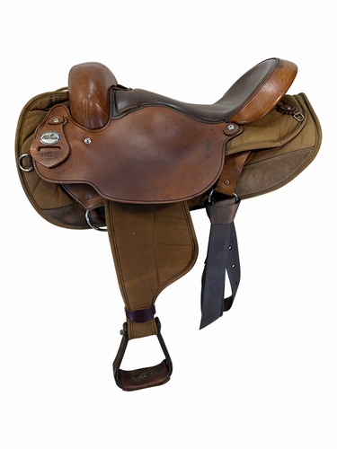 16 Inch Used Fabtron Cordura Endurance Saddle Wide Tree 7320