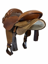 16 Inch Used Fabtron Cordura Endurance Saddle Wide Tree 7320