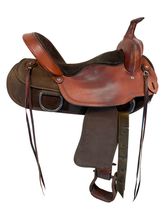16 Inch Used Fabtron Cordura Lady Trail Saddle Wide Tree 7154