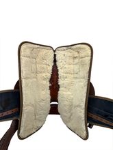 16 Inch Used Fabtron Cordura Trail Roping Saddle Wide Tree 7110