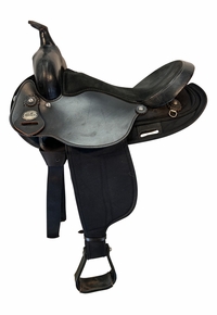 16 Inch Used Fabtron Cordura Trail Saddle 7105c