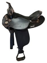 SOLD 2025/11/03 16 Inch Used Fabtron Cordura Trail Saddle 7105c