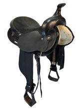 SOLD 2025/11/03 16 Inch Used Fabtron Cordura Trail Saddle 7105c