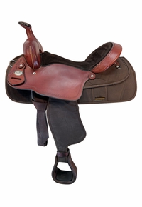 16 Inch Used Fabtron Cordura Trail Saddle 7108