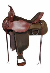 16 Inch Used Fabtron Cordura Trail Saddle 7154