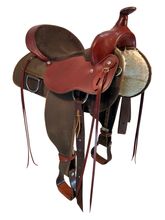SOLD 2025/12/04   16 Inch Used Fabtron Cordura Trail Saddle 7154