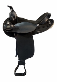 16 Inch Used Fabtron Cordura Trail Saddle Wide Tree 7105