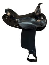 SOLD 2026/01/08   16 Inch Used Fabtron Cordura Trail Saddle Wide Tree 7105