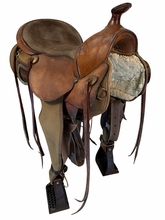 16 Inch Used Fabtron Easy Rider Cordura All Around Saddle Wide Tree 7172