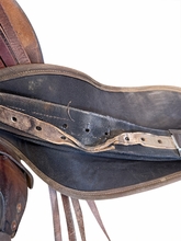 16 Inch Used Fabtron Easy Rider Cordura All Around Saddle Wide Tree 7172