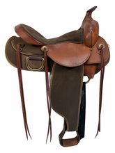 16 Inch Used Fabtron Easy Rider Cordura Trail Saddle Wide Tree 7172