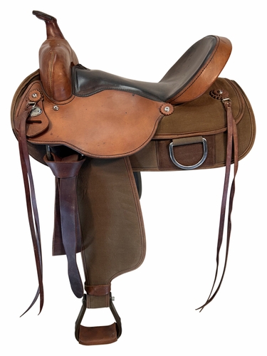 16 Inch Used Fabtron Lady Cordura Trail Saddle 7154