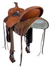 16 Inch Used Fabtron Lady Cordura Trail Saddle 7154