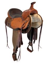 16 Inch Used Fabtron Lady Cordura Trail Saddle 7154