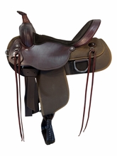 SOLD 2026/04/14   16 Inch Used Fabtron Lady Cordura Trail Saddle Wide Tree 7154