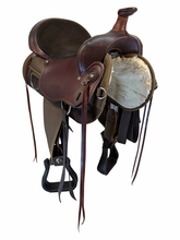 SOLD 2026/04/14   16 Inch Used Fabtron Lady Cordura Trail Saddle Wide Tree 7154
