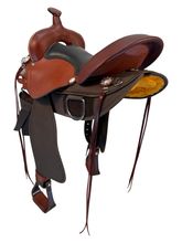 SOLD 2026/03/18 16 Inch Used Fabtron Mule Cordura Trail Saddle Wide Tree 7164