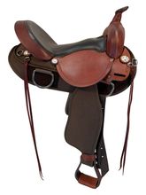 SOLD 2026/03/18 16 Inch Used Fabtron Mule Cordura Trail Saddle Wide Tree 7164