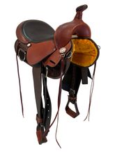 SOLD 2026/03/18 16 Inch Used Fabtron Mule Cordura Trail Saddle Wide Tree 7164