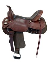 SOLD 2026/01/26j  16 Inch Used Fabtron Supreme Lady Cordura Trail Saddle Wide Tree 7956