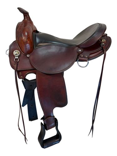 SOLD 2026/03/24j  16 Inch Used Fabtron Trail Saddle Wide Tree 7767