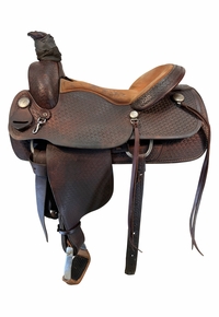 16 Inch Used Guffey Saddlery Roping Saddle