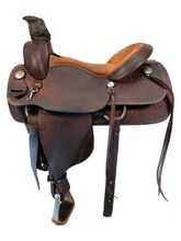 16 Inch Used Guffey Saddlery Roping Saddle