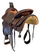 16 Inch Used Guffey Saddlery Roping Saddle