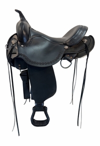 16 Inch Used High Horse By Circle Y Daisetta Cordura Trail Saddle Medium Tree 6914
