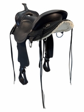 16 Inch Used High Horse By Circle Y Daisetta Cordura Trail Saddle Medium Tree 6914