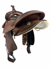 HOLD 2026/07/14c 16 Inch Used High Horse By Circle Y Daisetta Cordura Trail Saddle Medium Tree 6914