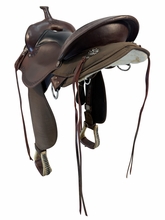 SOLD 2026/06/29j  16 Inch Used High Horse By Circle Y Daisetta Cordura Trail Saddle Medium Tree. 6914