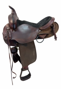 16 Inch Used High Horse By Circle Y El Campo Cordura Trail Saddle Medium Tree 6970