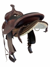 16 Inch Used High Horse By Circle Y El Campo Cordura Trail Saddle Medium Tree 6970