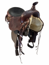 16 Inch Used High Horse By Circle Y El Campo Cordura Trail Saddle Medium Tree 6970