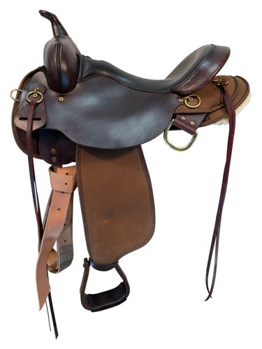 SOLD 2026/01/12j  16 Inch Used High Horse by Circle Y Eldorado Cordura Trail Saddle 6915