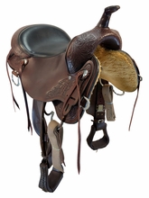 SOLD 2026/07/09j 16 Inch USed High Horse By Circle Y Mesquite Trail Saddle Wide Tree 6864