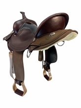 16 Inch Used High Horse By Circle Y Rosebud Cordura Trail Saddle Wide Tree 6918