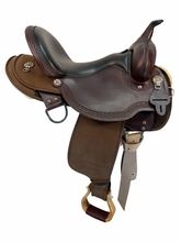 16 Inch Used High Horse By Circle Y Rosebud Cordura Trail Saddle Wide Tree 6918