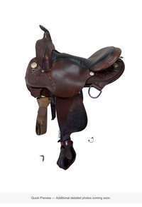 HOLD 08/18/2026ct 16 Inch Used High Horse By Circle Y Round Rock Trail Medium Gaited Tree 6870