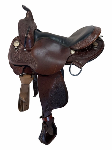 SOLD 08/18/2026ct 16 Inch Used High Horse By Circle Y Round Rock Trail Medium Gaited Tree 6870