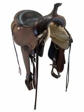 16 Inch Used High horse By Circle Y Willow Springs Cordura Trail Saddle Medium Tree 6913