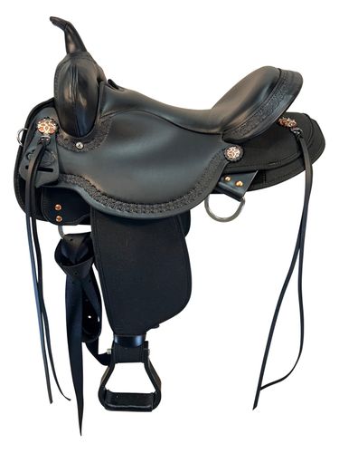 16 Inch Used High Horse Daisetta Cordura Trail Saddle 6914
