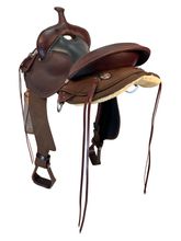 SOLD 2025/09/24j  16 Inch Used High Horse Daisetta Cordura Trail Saddle 6914