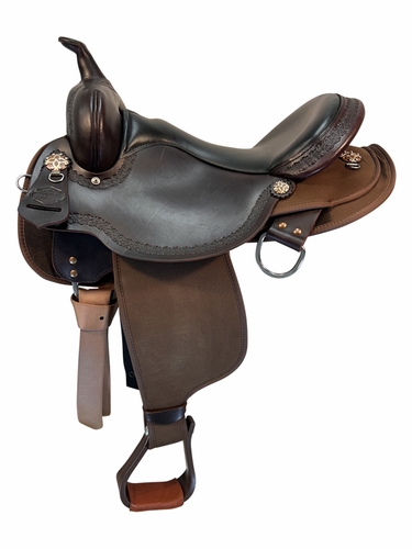 SOLD 2025/11/20j  16 Inch Used Circle Y High Horse Daisetta Cordura Trail Saddle 6914