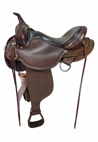 16 Inch Used High Horse Daisetta Cordura Trail Saddle 6914